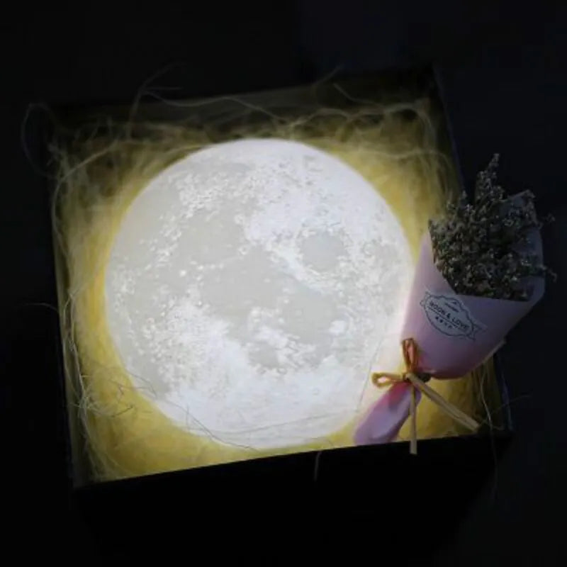 Children's Night Light 3D Moon Toy Christmas Goods Lighting