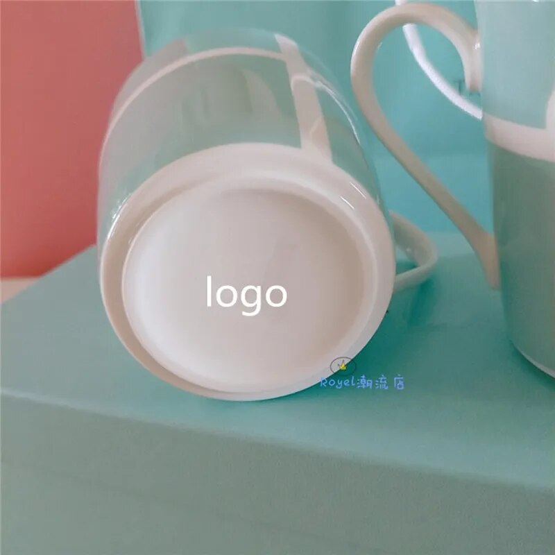 2PCS/SET Porcelain Mugs With Box